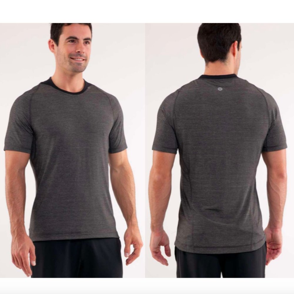 LULULEMON Bolt Tech ss tee Reversible silverescent - Picture 1 of 7